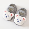 thumbnail image 5 of Nygoyerh Infant Winter Baby Boys Girls Fuzzy Slippers Soft Bear Crib Shoes with Anti-Skid Sole, 5 of 5