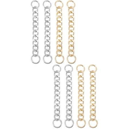 

8 Pcs Shoe Chain Charms Jewerly Decor DIY Accessories European and American Iron