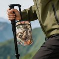 thumbnail image 4 of COEQINE Forearm Crutch Accesories for Broken Leg Cute Sloth Floral Elbow Crutch Bag, Mobility Aid Attachment, with 2 Pockets, Phone Holder, for Seniors Women Men, 4 of 7