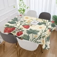 thumbnail image 2 of Yayeee Tablecloths for Rectangular Tables 54 x 54 inch Party Table Cover, Small Strawberry Pattern, 2 of 6