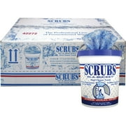 SCRUBS 42272 In-A-Bucket 10 in. x 12 in. Hand Cleaner Towels (6 Buckets/Carton, 72/Bucket)