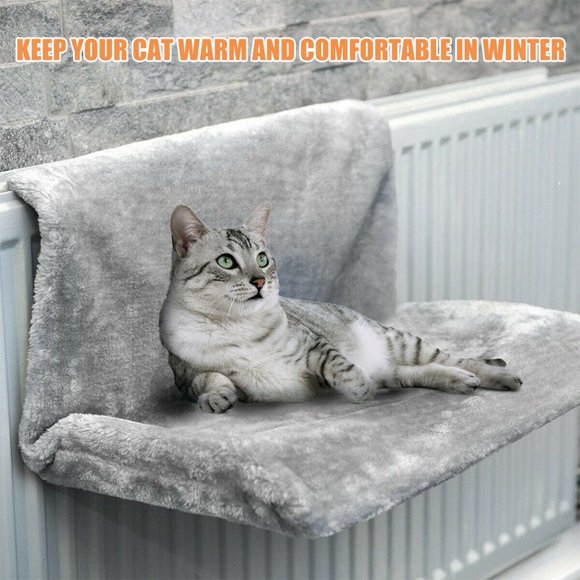 Willstar Cat Kitten Hanging Pet Bed Warm Fleece Basket Cradle Hammock Plush Radiator