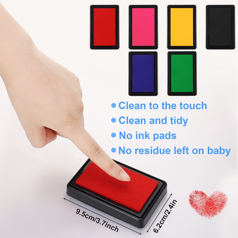 Sixwipe 6-Color Reusable Baby Print Ink Pads photo 2