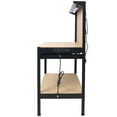 thumbnail image 5 of 47.5" × 23.6" Multifunctional Workbench with Two Drawers, Peg Board, LED Light, 4×AC Outlets & 2×USB Ports, 5 of 13