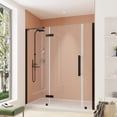 thumbnail image 3 of Ove Decors Tampa 60 in. L x 34 in. W x 72 in. H Alcove Shower Kit with Pivot Frameless Shower Door in ORB and Shower Pan, 3 of 17