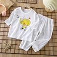 thumbnail image 3 of Ulanda Cotton 2 Piece Pajamas Boys Long Sleeve Sets Toddler Boys Pjs Kids Sleepwear Sets (Light Yellow, 3-4 Years), 3 of 4