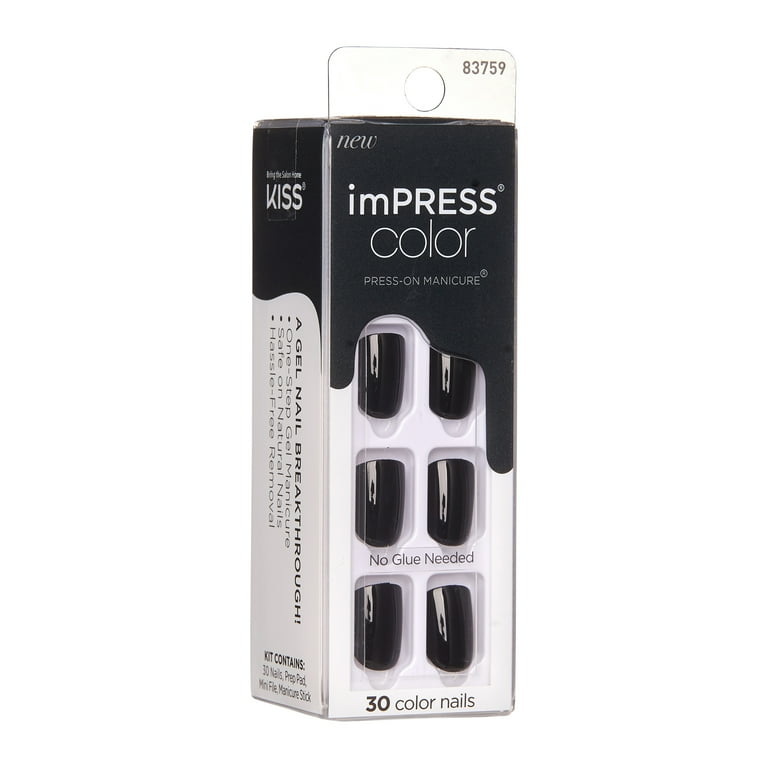 Black press on nails deals