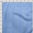 thumbnail image 4 of oneOone Rayon Medium Blue Fabric Geometric Sewing Craft Projects Fabric Prints By Yard 56 Inch Wide, 4 of 4