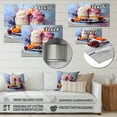thumbnail image 4 of Designart "Pop Art of Dessert Food X" Food & Beverage Metal Art Living Room, 4 of 5