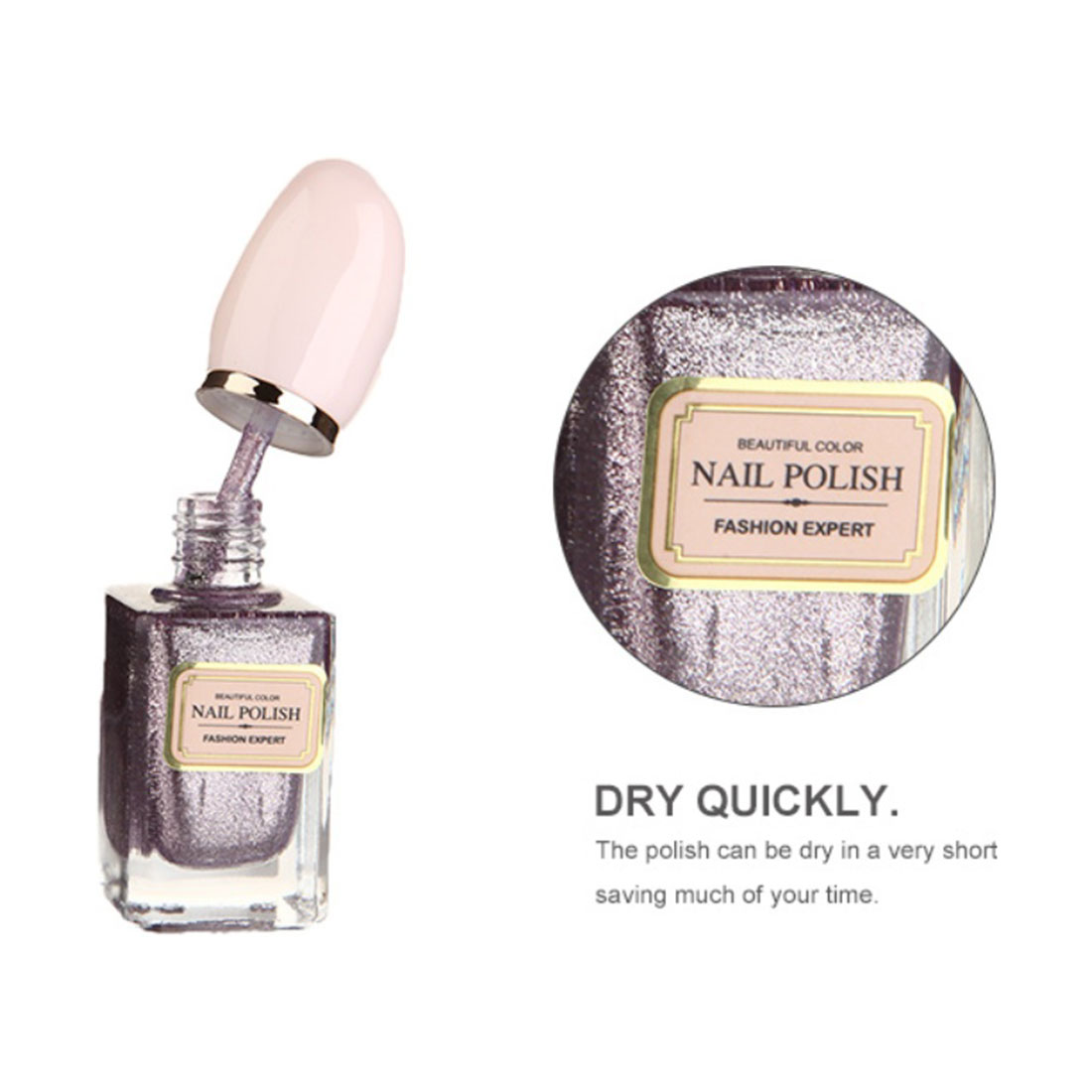 MINISO Water Based Nail Polish, Easy to Remove, Outstanding Glow