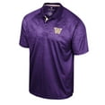 thumbnail image 2 of Men's Colosseum Purple Washington Huskies Honeycomb Raglan Polo, 2 of 3