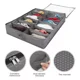 thumbnail image 2 of Zapatera Plegable Bajo Cama Para 12 Pares, Gris Oxford, 2 of 7