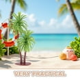 thumbnail image 3 of COMPUKAS 10Pcs Coconut Tree Decor Artificial Coconut Tree Green Plastic Indoor Photography, 3 of 7