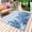 LightBLue, variant on Summer Coastal Outdoor Rug for Patio/Deck/Porch, Non-Slip Large Area Rug 5 x 7 Ft, Watercolor Ocean Coral Starfish Conch Blue Plaid Indoor Outdoor Rugs Washable Area Rugs, Camping Rug Carpet Runner