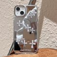 thumbnail image 5 of Luxury Pink Jesus Christ Cross Mirror Face Phone Case For iPhone 15 14 13 12 11 Pro Max Hard Acrylic Makeup Mirror iPhone Cases For iPhone 13 Pink Cross|https://ae01.alicdn.com/kf/Sda7761e487a4479199, 5 of 5