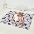 thumbnail image 2 of Cartoon Dinosaurs Flowers Pattern Blanket,Comfortable Soft Lamb Wool Throw Blanket,All Season,Warm Lightweight Blankets for Sofa Bed Couch Living Room Chair,30"x40", 2 of 4