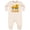 Natural Heather, variant on Inktastic 1st Birthday Construction Truck Cement Mixer Baby Fleece Romper
