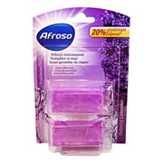 Afroso WC Block Relaxing Lavender 2 x 40g 1.41oz Refill
