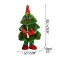 thumbnail image 3 of Gcvizuso Christmas Tree, Christmas Tree Decorations, Christmas Electric Plush Toys Christmas Trees Sing And Dance Christmas Tree Party Electric Toys One Song Style, 3 of 4