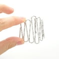 thumbnail image 4 of Unique Bargains 1 Pc Ponytail Buckle Hair Clip Textured Hair Ponytail Cuff for Women Silver Tone, 4 of 6