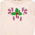 thumbnail image 3 of Inktastic Candy Canes and Holly Christmas Toddler Hoodie, 3 of 4