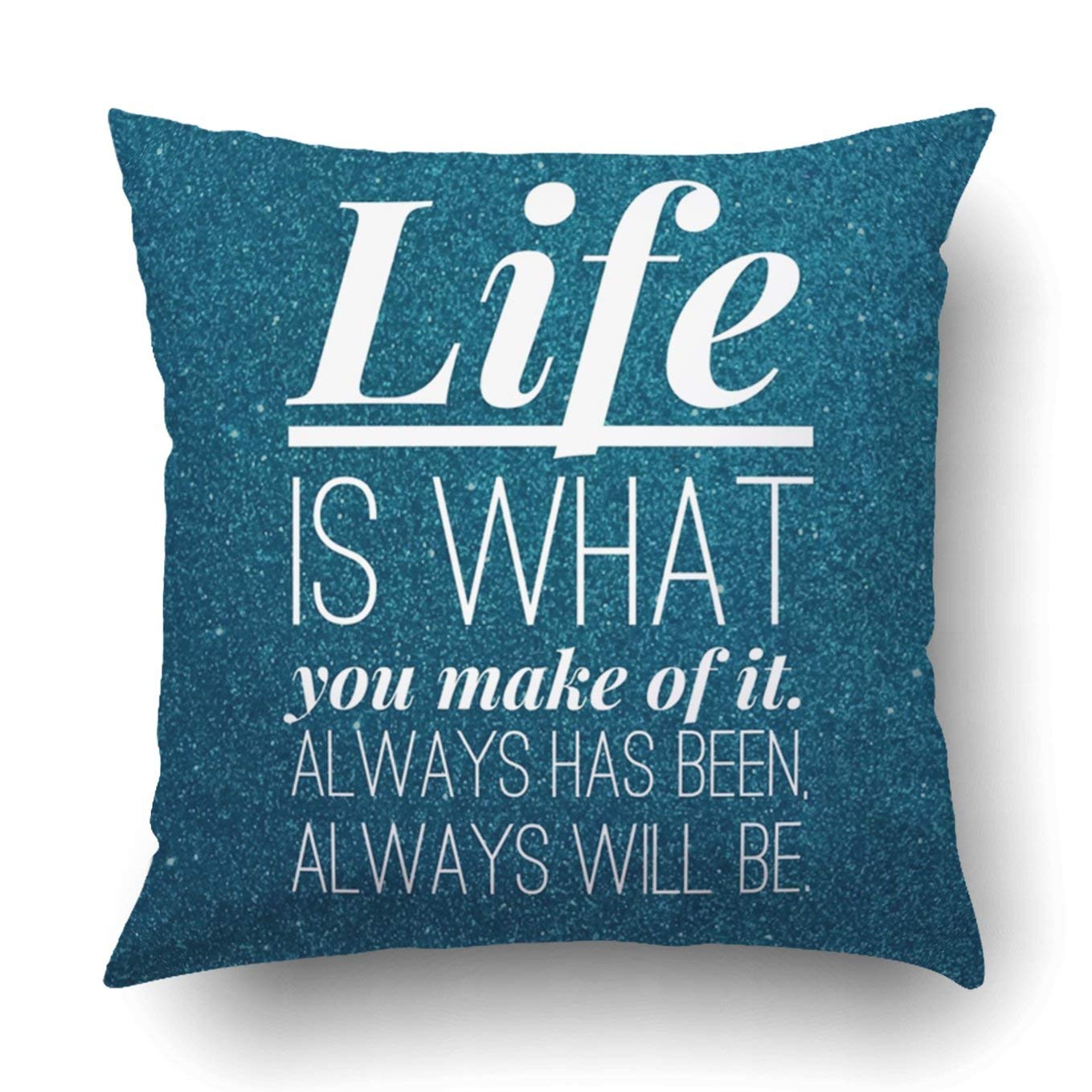BPBOP inspirational and motivational quote Pillowcase Throw Pillow