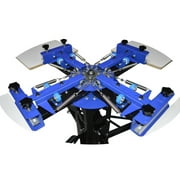 Silk Screen Printing Machine T-Shirt Screen Printing Press 4 Color 4 Station Screen Printer