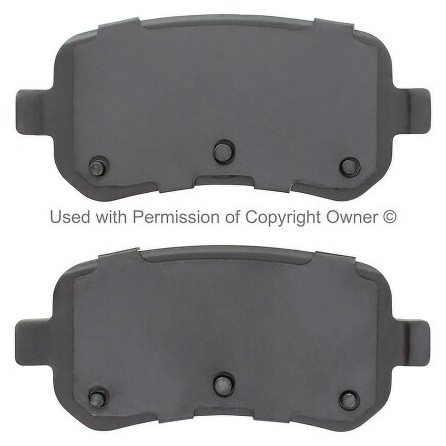 Mpa Electrical 1002-1021M Quality Built Work Force Heavy Duty Brake Pads W/