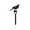 Black#04, variant on Linnome Iron Garden Stake Decoration Metal Yard Ornament with Ground Insert for Outdoor Garden Fence Courtyard Farm 11.8x3.4in Black#04