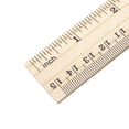 thumbnail image 5 of Uxcell Wood Ruler 2 Scale Office Measuring Wooden Rulers 15cm 6 Inch 8 Pack, 5 of 5
