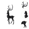 thumbnail image 6 of Fancyes s Statue Elk Figurine Statuette Gift Elk Craft Sculpture Deer Ornament for Mantel Bookshelf Art Shelf Fireplace Desk Standing, 6 of 8