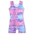 thumbnail image 3 of Girls Leotards for Gymnastics Purple Size 8-9 Years Old One-Piece Sparkle Apparel Bodysuit, 3 of 7