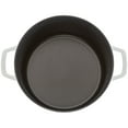 thumbnail image 4 of Staub Cast Iron 5.5-qt Round Cocotte - White, 4 of 8