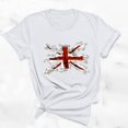 thumbnail image 3 of Fiudx Ofertas Flash Del Día Tops con Estampado de Moda para Mujer, Blusa de Manga Corta, Camisetas Divertidas con Cuello Redondo, 3 of 4