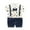 04-Navy, variant on Atogsazn Newborn Baby Boys Gentleman Romper One Piece Short Sleeve Bowtie Outfit Formal Wear Tuxedo Suit 04-Navy 12-18 Months