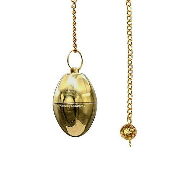Openable 2 Piece Oval Metal Pendulum - MP94