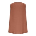 thumbnail image 7 of Craaazy Women's Oversized Sleeveless Tunic Tops, Lightweight Casual Shirt, Plus Size V Neck Loose Fit Blouse for Everyday Outfits Gifts, 7 of 7