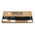 thumbnail image 4 of Enclo Privacy Screens EC18020 4 ft H x 3 ft W Nappa Lasercut WoodTek Vinyl Cedar Color Privacy Screen Kit (2 Panels), 4 of 8