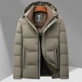 thumbnail image 4 of Chaqueta con capucha desmontable para hombre, nueva ropa de invierno 2024, chaqueta gruesa y cálida de algodón informal, chaqueta para hombre, 4 of 4