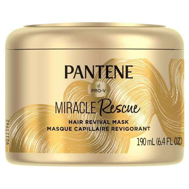 Pantene Hair Mask, Deep Conditioning Hair Mask for Dry Damaged Hair, Miracle Rescue