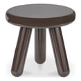 thumbnail image 1 of Moe's Home Collection Joy Accent Table Dark Brown Lacquer Metal Side Tables, 1 of 5