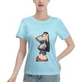 thumbnail image 1 of Women's Basic Short Sleeve T-Shirt One Piece Robin, 1 of 6