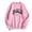 Pink, variant on Fgnfyis Sweatshirts for Women Casual Long Sleeve Cute Tunic Tops Loose Fitting Pullovers Hoodless Womens Crewneck Sweatshirt