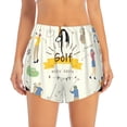 thumbnail image 2 of Xecao Golf Icons And Golfer for Double-layer Running Short for Women, Perfect for Gym, Tennis, and More, Featuring a Convenient Pocket-Large, 2 of 7