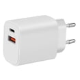 thumbnail image 3 of Cargador de 20 W PD + QC3.0 con dos puertos USB y cabezal de carga dual para teléfonos Apple 12 Android, 3 of 5