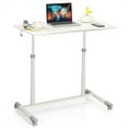 thumbnail image 1 of Costway Height Adjustable Computer Desk Sit to Stand Rolling Notebook Table Portable, 1 of 10