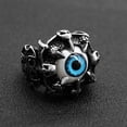 thumbnail image 2 of Retro Acero inoxidable Punk Rock Hombres Mujeres Biker Anillos Vintage Gothic Dragon Yinane Anillo de mal de ojo, 2 of 8