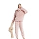 thumbnail image 4 of Pijama de polar de coral suave para mujer, cárdigan grueso y cálido de invierno, pijama para pareja que se puede usar al aire libre, traje de casa, 4 of 5