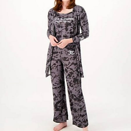 Juicy Couture Brushed Hacci Rib 3-Piece Sleep Set, Size M