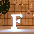 thumbnail image 1 of SDNall Creative LED Letter Lights Night Light Plastic English Letters Light Lamp Decor, 1 of 9